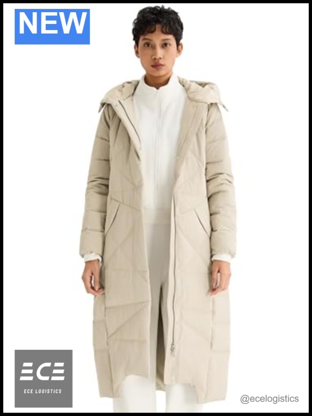 Women's Long Maxi Down Puffer Coat Hooded 700 Fill Power